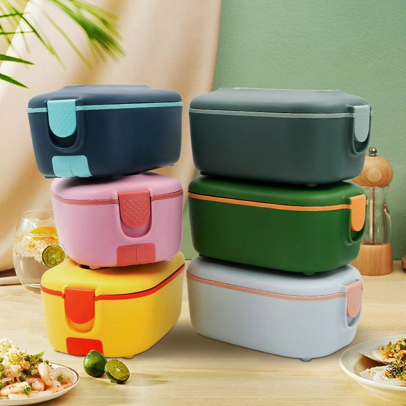 水必要なし 静音?無味 保温ランチジャー 車載用&通勤用 電気加熱式弁当箱 保温弁当箱 電熱弁当箱