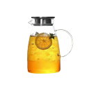 2リットル ガラス急須 ガラスポット ジャグ 耐熱ガラス ティーポット 直火可 2L 1.5L ピッチャー 耐熱 冷水筒