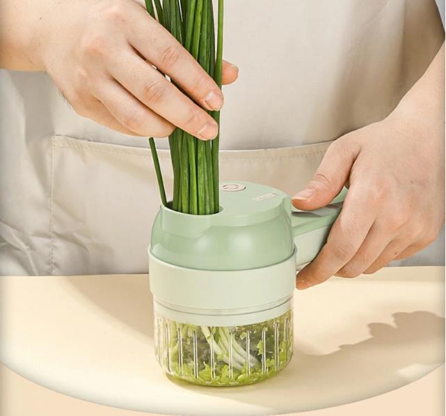 電動スライサー セット フードプロセッサー 充電式 野菜カッター スライサー千切り みじん切り器 野菜..