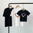 ペアルック tシャツ 夏服 親子コーデ 親子ペアtシャツ 半袖 コーデ 夏 tシャツ 家族 お揃い tシャツ ブランド 大人 子供