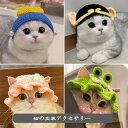 写真 映え ほっかむり ネコ 猫 猫用 帽子 動物 面白い 猫用品 ペットウェア キャットウェア