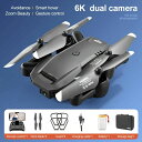 USB 体感操作 360°フリップ 障害物回避 セルフィービューティーフィルター50倍ズーム 6KデュアルHDカメラ 初心者向け