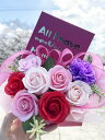 母の日 ボックスフラワー ソープフラワー 花 ギフト プレゼント フラワーギフト 数量限定 当店オリジナル 贈り物 リボン オリジナルギフト メッセージカード ...