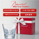 バカラ ルテシア タンブラー 2024年 1客 1P Baccarat グラス 正規品 ギフト イヤータンブラー プレゼント ブランド ショッパー 正規紙袋 メッセージカード