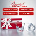 バカラ ルテシア タンブラー 2024年 ペア 2客 2P Baccarat グラス 正規品 ギフト イヤータンブラー プレゼント ブランド ショッパー 正規紙...