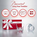 バカラ エクラ タンブラー 2023 エクラペア 2客 2P Baccarat 正規品 ギフト イヤータンブラー プレゼント 贈答 ブランド ショッパー 正規紙袋 メッセージカード グラス