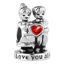 チャーム ブレスレット バングル用 ShinyJewelry シャイニージュエリー ShinyJewelry I Love You Always Charm B...