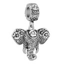 チャーム ブレスレット バングル用 ShinyJewelry シャイニージュエリー ShinyJewelry Elephant Animal Dangle Ch...