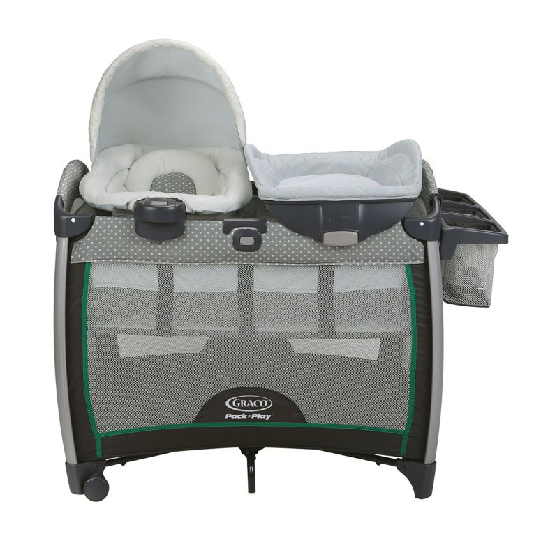 Graco グレコ ベビーベッド 新生児 ベッド 寝具 プレイヤード 多機能 新生児用 ポータブルナッパー/バウンサー チェンジャー 付き アルビー Albie 折り畳み ベビーサークル 旅行 帰省 収納 ドライブ ピクニック 送料無料 【並行輸入品】