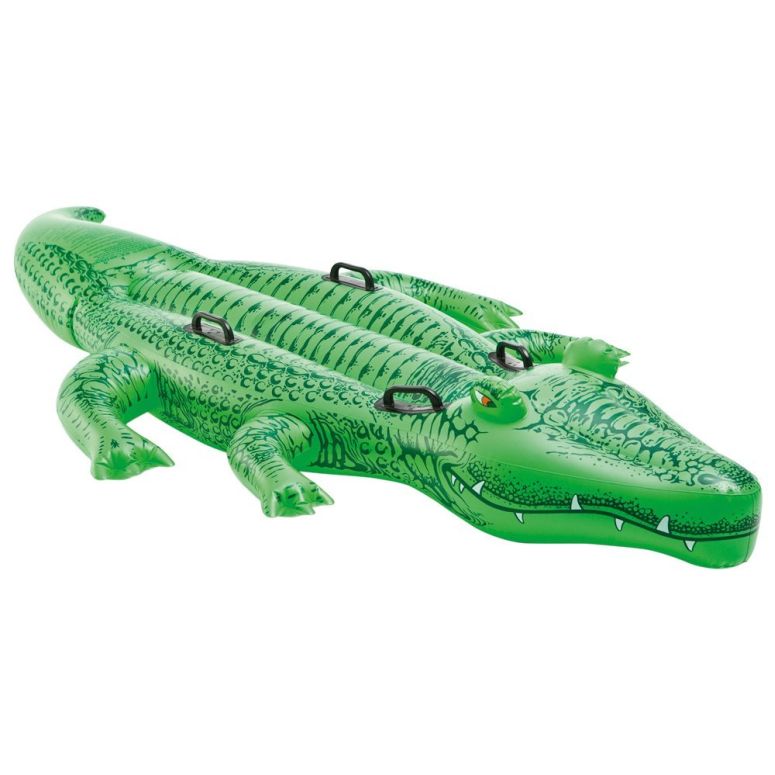 Intex Giant Gator Ride-On, 80" X 45", for Ages 3+ 【並行輸入品】