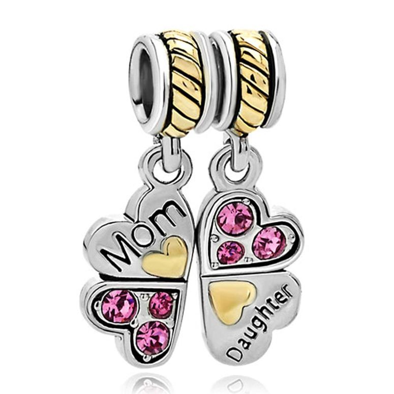 チャーム ブレスレット バングル用 CharmSStory チャームズストーリー パンドラ Fit Pandora Charms Mom Daughter He...