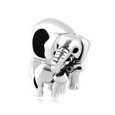 チャーム ブレスレット バングル用 CharmSStory チャームズストーリー Elephant Charms Style Mom Love Baby Child Beads Charm For Bracelets 