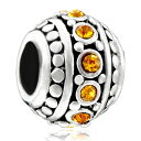 チャーム ブレスレット バングル用 CharmSStory チャームズストーリー November Birthstone Crystal Charm Space...