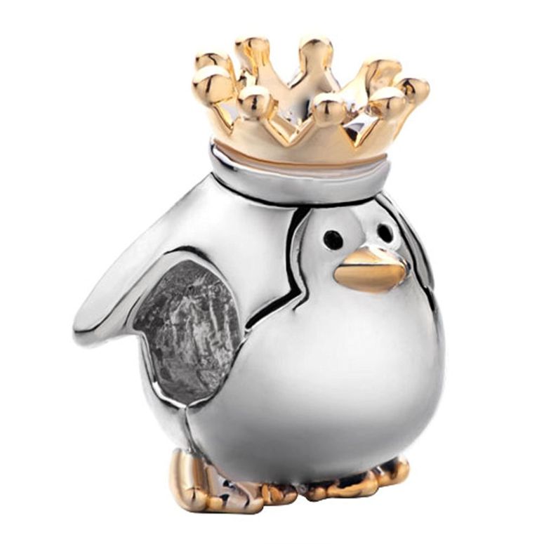 チャーム ブレスレット バングル用 CharmSStory チャームズストーリー Animal Penguin King Imperial Crown Charm Beads Charmss For Bracelets 【並行輸入品】