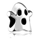 チャーム ブレスレット バングル用 CharmSStory チャームズストーリー Halloweens Ghost Silver Plated Charm Beads Charms For Bracelets 【並行輸入品】