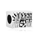 チャーム ブレスレット バングル用 CharmSStory チャームズストーリー Soccer Mom Football Sports Lover Charm ...