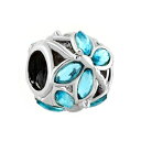 チャーム ブレスレット バングル用 CharmSStory チャームズストーリー Blue Birthstone Crystal Dragonfly Lucky...