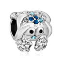 チャーム ブレスレット バングル用 LovelyJewelry ラブリージュエリー Blue Swarovski Element Crystal Crab Jewelry Bead Fits Pandora Charm Bracelet 【並行輸入品】