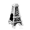 チャーム ブレスレット バングル用 LovelyJewelry ラブリージュエリー Love France Eiffel Tower Charm Sale Cheap Jewelry Beads Compatible Pandora Charm Bracelets 【並行輸入品】