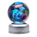 3D クリスタルボール ガラス玉 置物 AXAYINC 3D Crystal Ball Night Light with Stand 7 Colors Change for Kids Baby Bedroom Decor Birthday Gift 【並行輸入品】