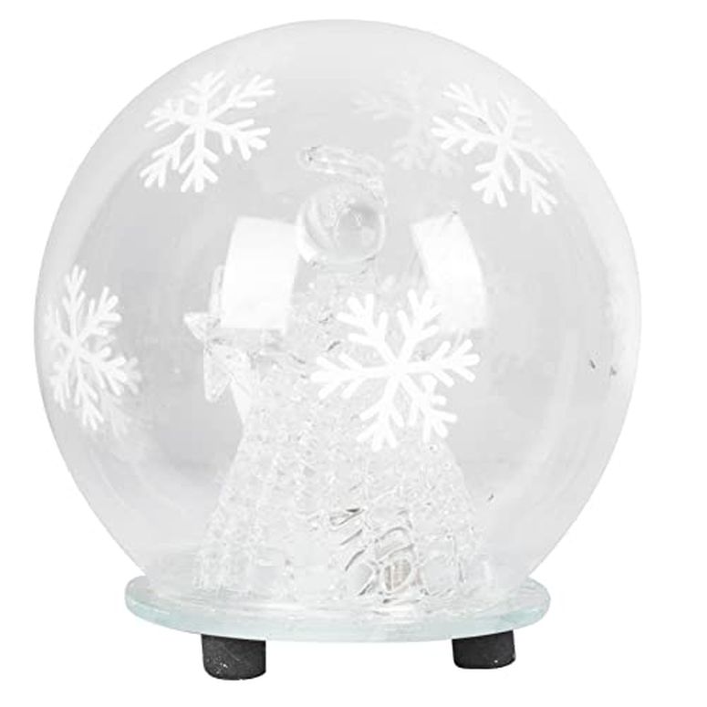 3D クリスタルボール ガラス玉 置物 USHOBE 3D Angel Crystal Ball Birthday Glass Ball Angel Figurines Full Sphere Crystal Ball Art Decor Crafts Fengshui Glass Ball Home Decoration 【並行輸入品】 1