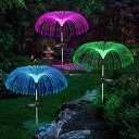 LEDソーラーライト ソーラーパワー ガーデンライト Vosaro Solar Flower Lights Outdoor Garden Decorations Waterproof, Solar Yard Lights Decorative, 7 Color Changing Solar Stake Light for Pathway Patio Lawn Christmas Decor, 3 PCS 【並行輸入品】