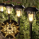 LEDソーラーライト ソーラーパワー ガーデンライト LeiDrail Solar Powered Pathway Lights Bright Landscape Lighting Auto On/Off Solar Lights Outdoor Waterproof Warm White LED for Yard Garden Sidewalk Lawn Driveway (8 Pack) 