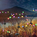 LEDソーラーライト ソーラーパワー ガーデンライト YUNJACKEYDZ Solar Garden Lights-Outdoor Solar Lights for Yard-Solar Powered Firefly Lights Outdoor Waterproof Wind Dancing Solar Lights for Landscape Decoration Lights Yard Patio Path 【並行輸入品】