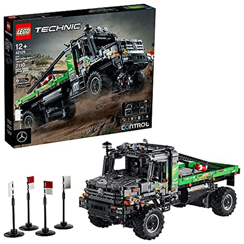 ホットウィール モンスタートラック ダウンヒルレース プレイセット LEGO Technic 4x4 Mercedes-Benz Zetros Trial Truck 42129 Building Kit Explore A Powerful App-Controlled Toy Truck New 2021 (2,110 Pieces) 【並行輸入品】