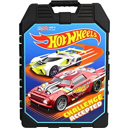 ホットウィール モンスタートラック ダウンヒルレース プレイセット Hot Wheels: 48 Cart Storage Case, Easy Grip Carrying Case, Makes Collecting and Clean Up Easy and Fun, Styles in Case May Vary, For Ages 3 and up 【並行輸入品】