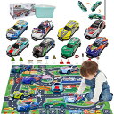 ホットウィール モンスタートラック ダウンヒルレース プレイセット Jumping Stunt Car, Flips Pull Back Car Die Cast Car Sets for Boys 3+ with Play Mat Traffic Icon Kids Metal Friction Power Racing 8 Pcs, Model Car Barricade Alloy Mini 【並行輸入品】