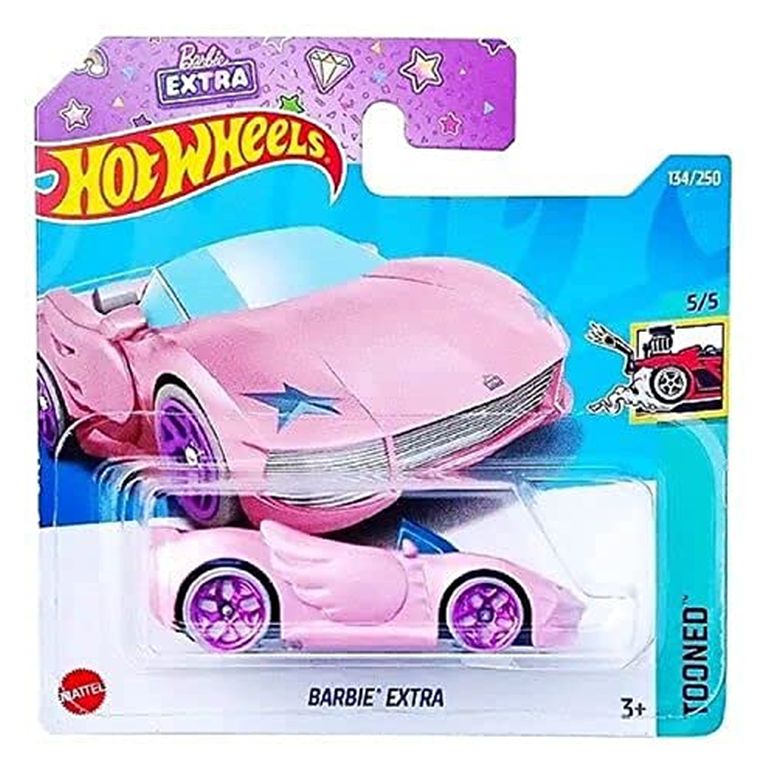 ホットウィール モンスタートラック ダウンヒルレース プレイセット Hot Wheels 2022 - Barbie Extra - Tooned 5/5 [Pink] 134/250 【並行輸入品】