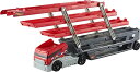 ホットウィール モンスタートラック ダウンヒルレース プレイセット Hot Wheels HW Mega Hauler Truck, Semi Holds More Than 50 Cars & Expands to 6 Levels, Connects to Hot Wheels Track, Toy for Kids 3 Years & Older [Amazon Exclusive] 【並行輸入品】