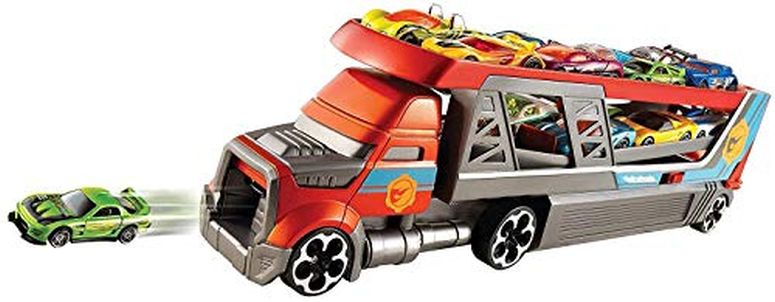 ホットウィール モンスタートラック ダウンヒルレース プレイセット HOT WHEELS BLASTIN' RIG Vehicle 【並行輸入品】