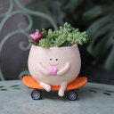 かわいい ユニーク 面白い 癒し プランター 植木鉢 鉢 Face Head Planters Cute Plant Pots for Indoor Plant...
