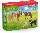 シュライヒ 動物 恐竜 おもちゃ Schleich Farm World 4pc Animal Figurine Starter Playset - Educa...