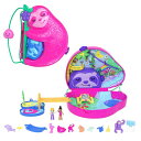 ポーリーポケット 人形 フィギュア おもちゃ Polly Pocket Playset & Travel Toy with 2 Micro Dolls & 12...