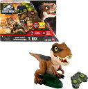 リモコン カー ギフト RC おもちゃ 車 Mattel Jurassic World RC Dinosaur Toy, Roarin’ Frenzy T Re...