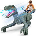 リモコン カー ギフト RC おもちゃ 車 J Rootage Remote Control Dinosaur, Realistic Dinosaur Toys...