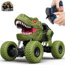 リモコン カー ギフト RC おもちゃ 車 Remote Control Dinosaur Car for Kids Boys, 2.4Ghz All Terr...