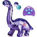リモコン カー ギフト RC おもちゃ 車 Koonie Dinosaur Toys for Girls, 2 Year Old Girl Toys, Purp...