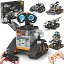 リモコン カー ギフト RC おもちゃ 車 5in1 STEM Robot Building Kit for Kids 6-14+, APP & Remote ...