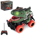 リモコン カー ギフト RC おもちゃ 車 Delycazy Dinosaur Toys Remote Control Car for Kids 3-7, Di...