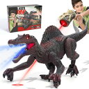 リモコン カー ギフト RC おもちゃ 車 FRUSE Remote Control Dinosaur Toys,RC Walking Robot Dinosa...
