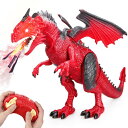 リモコン カー ギフト RC おもちゃ 車 Betheaces Remote Control Dinosaur,Dragon Toy for Kids Boys...