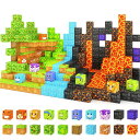マインクラフト マイクラ Dinosaur Toys Magnetic Blocks - Build Mine Magnet World Dinosaur Adventure Set, Magnetic Building Blocks Outdoor Toddler Toys for 3+ Year Old Boys & Girls, Creative Jurassic Scenes Kids Toys Games 【並行輸入品】