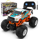 リモコン カー ギフト RC おもちゃ 車 Kidcia 1:16 Scale RC Monster Truck - 2.4GHz All Terrain Ca...
