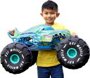 リモコン カー ギフト RC おもちゃ 車 Hot Wheels Monster Trucks RC Toy, Large Remote-Control 1:6...