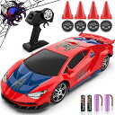 リモコン カー ギフト RC おもちゃ 車 FunnyHall Spider Remote Control Car RC Drift Car, 2.4GHz 4...