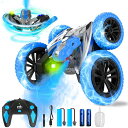 リモコン カー ギフト RC おもちゃ 車 Remote Control Car, 360° Rotating RC Stunt Car with Lights...